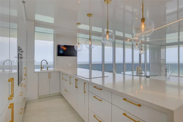 a bathroom with a double vanity sink and mirror