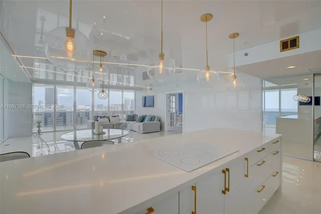 a very nice looking room with a large window