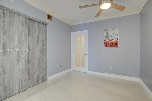 a view of an empty room