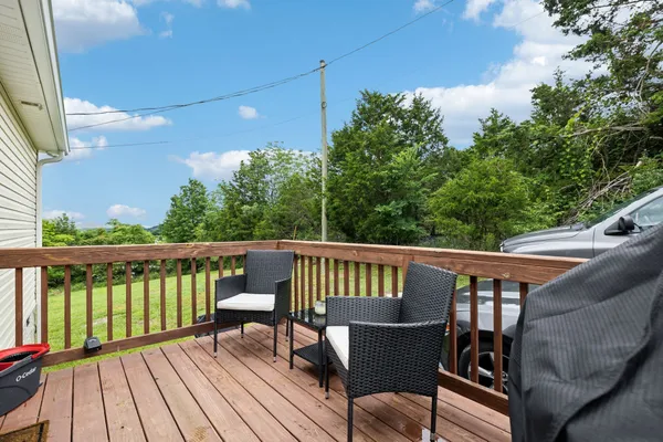 a car parked in front of a house