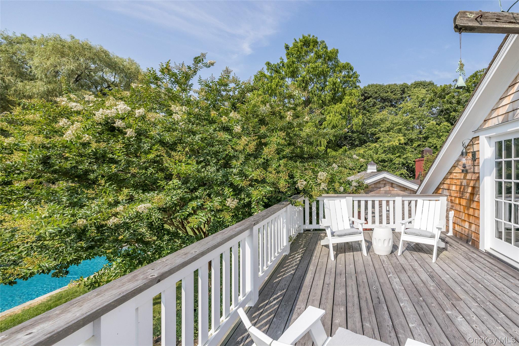 26 Ruxton Road East Hampton, NY 11937 - Photo 19 of 37 Second Floor Balcony off Bar and Living Room