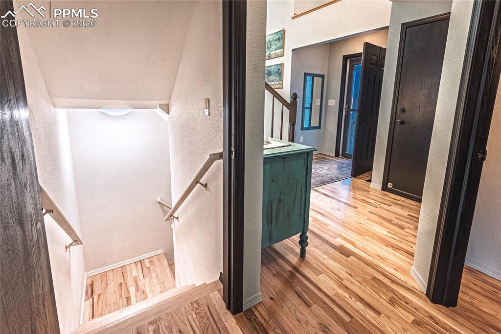 9110 Link Road Fountain, CO 80817 - Photo 29 of 47 a view of entryway and hall with wooden floor