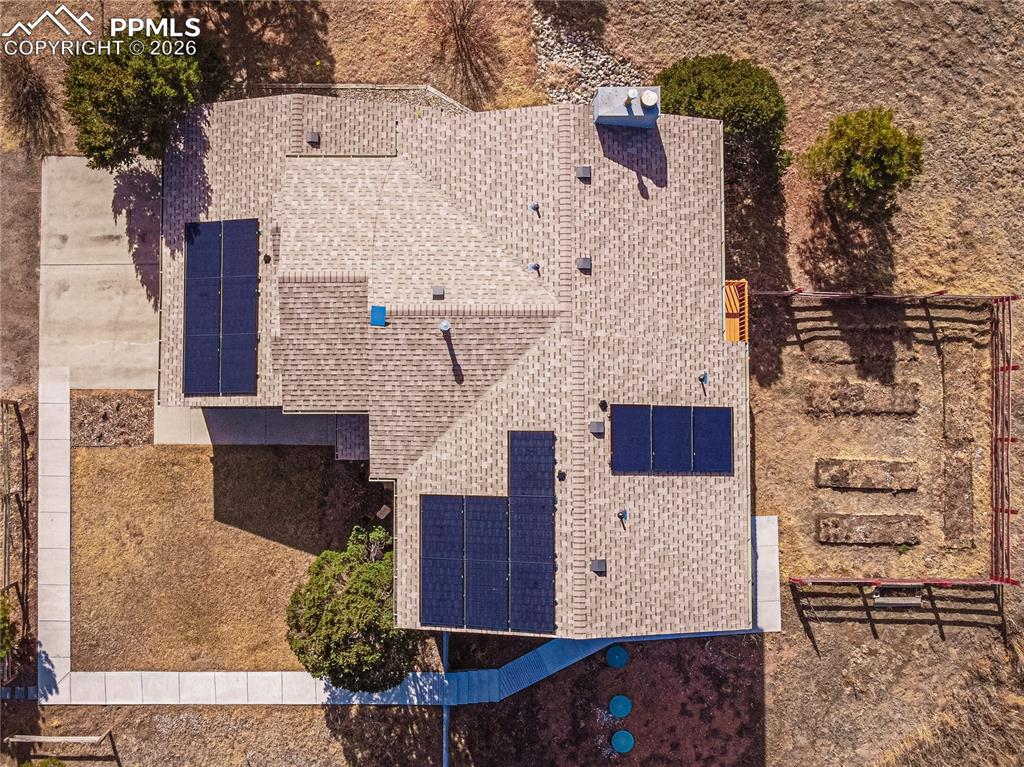 9110 Link Road Fountain, CO 80817 - Photo 3 of 47 aerial view of a brick building with windows