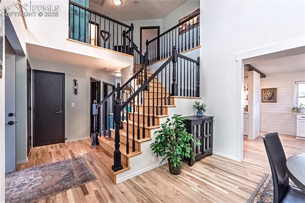 9110 Link Road Fountain, CO 80817 - Photo 4 of 47 a view of entryway and hall with wooden floor