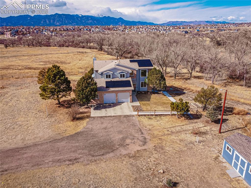 9110 Link Road Fountain, CO 80817 - Photo 47 of 47 view of a lake with a mountain
