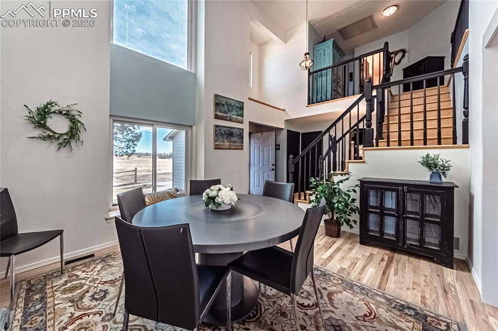 9110 Link Road Fountain, CO 80817 - Photo 5 of 47 a view of a dining room with furniture