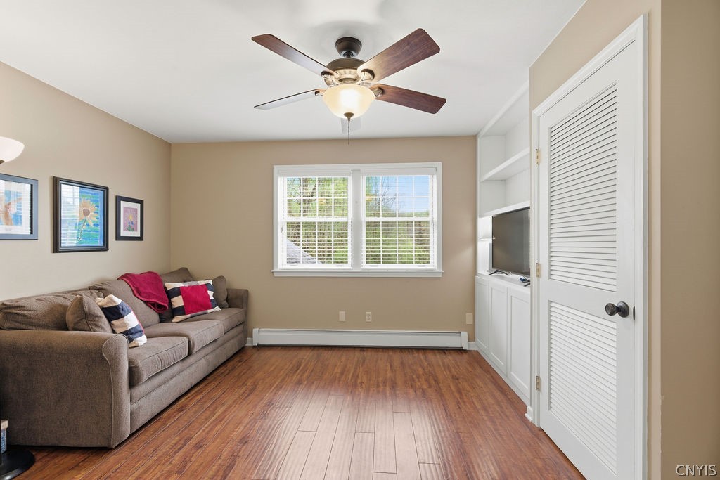 7175 Horton Road Hamilton, NY 13346 - Photo 27 of 49 2nd living area with built-ins and laundry closet.