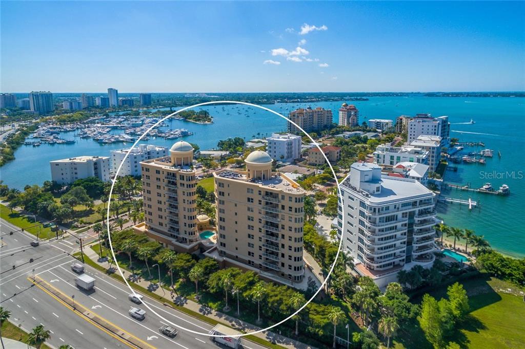 Ultimate Location on Golden Gate Point with incredible panoramic views of the Marina, Bay, Intracoastal and Gulf!