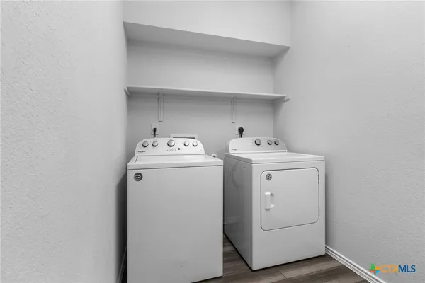 a view of room and storage