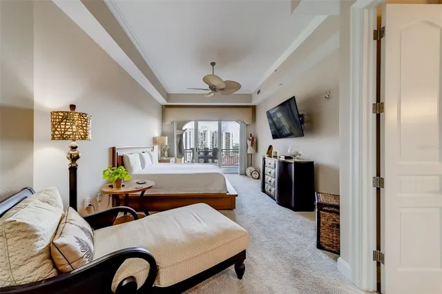 an aerial view of a city with houses