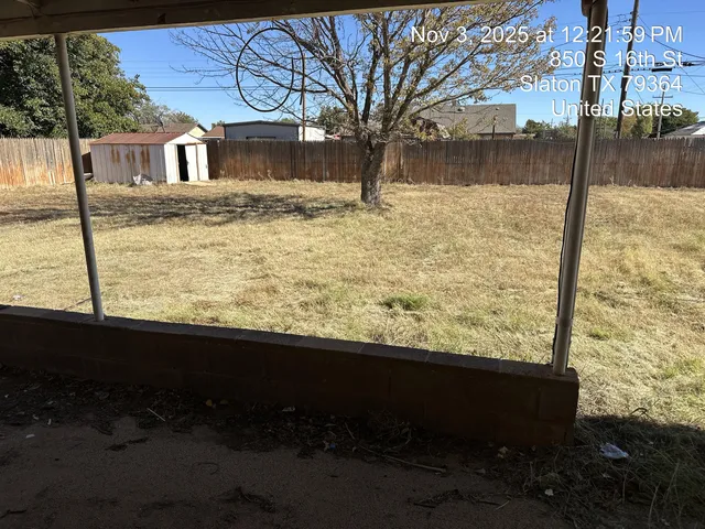 a view of outdoor space with garden