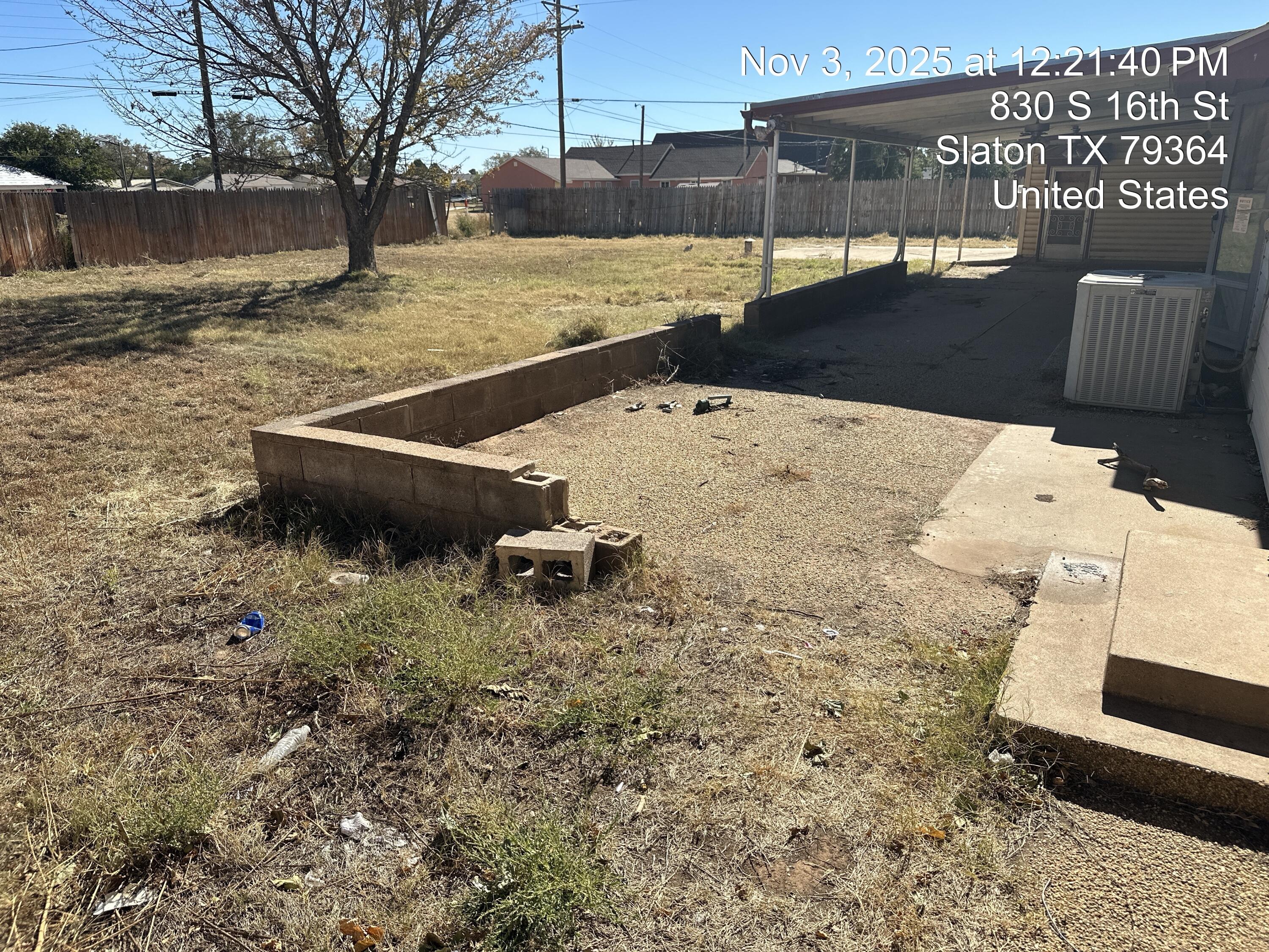 850 South 16th Street Slaton, TX 79364 - Photo 17 of 17 a view of outdoor space with garden