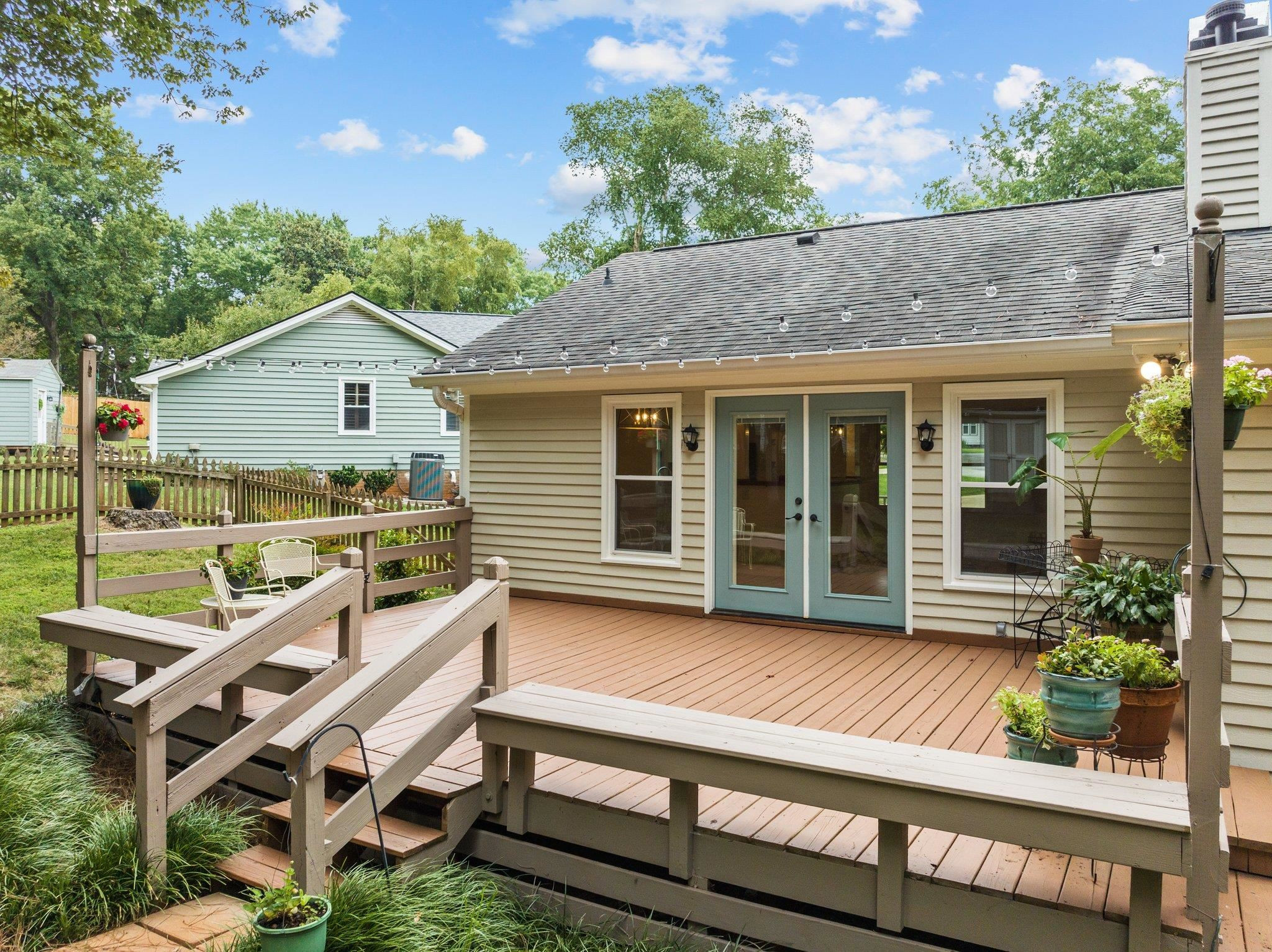 7321 Ridge Grove Court Raleigh, NC 27615 - Photo 26 of 33 Large Wood Deck for Entertaining.