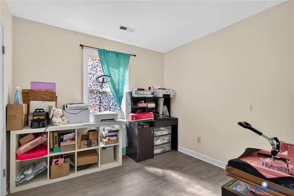 a room with storage and utility
