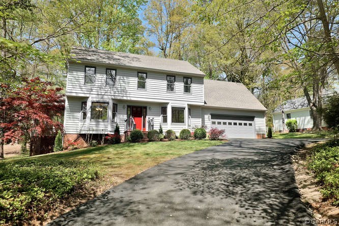 5700 North Chase Road Midlothian, VA 23112 - Photo 3 of 30 a front view of a house with a yard
