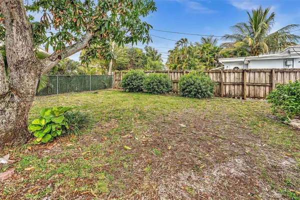 a backyard of a house