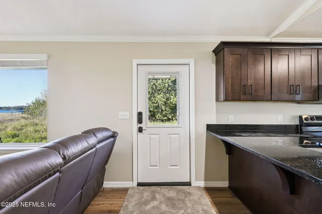 a living room with a couch