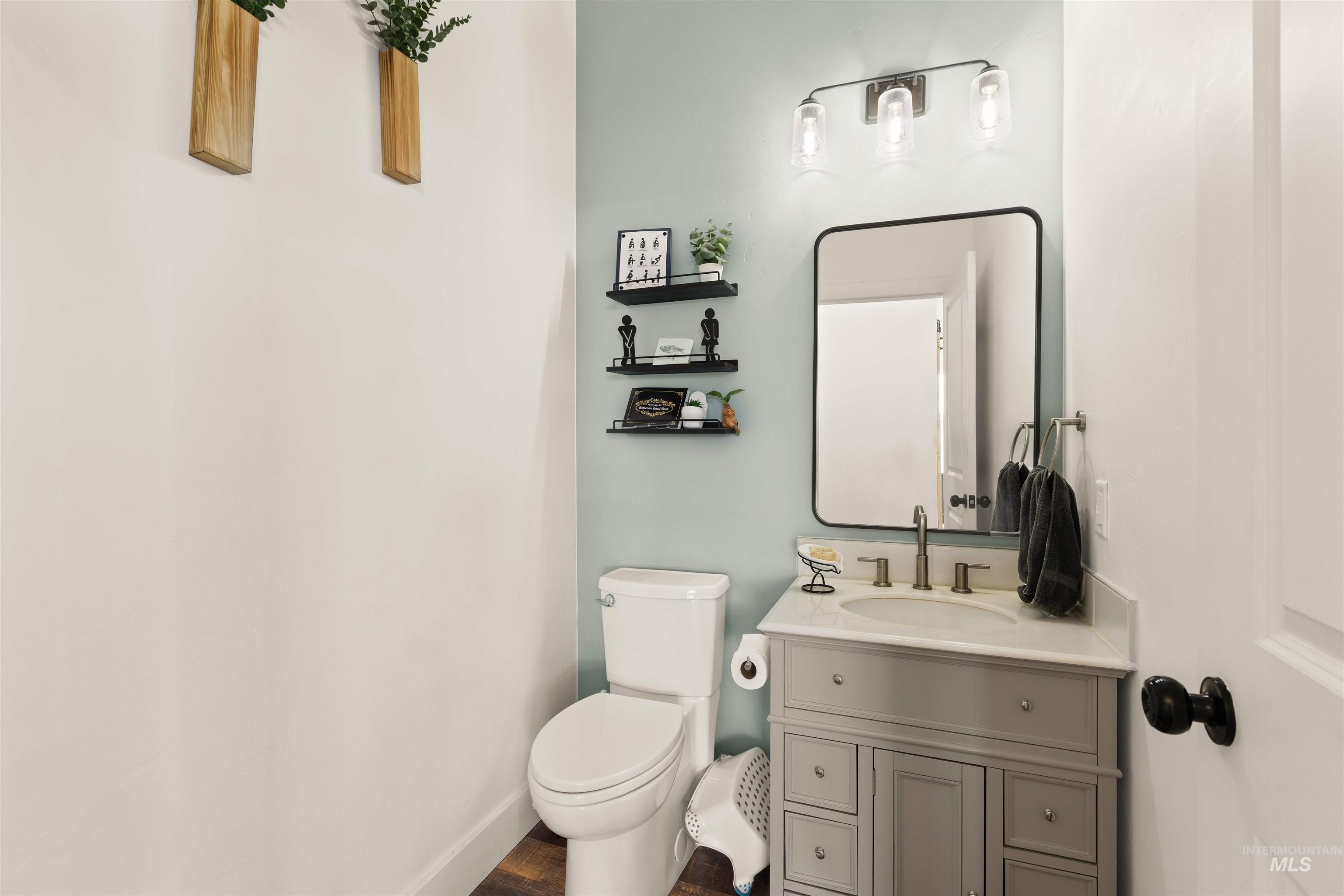 5220 West Central Road Emmett, ID 83617 - Photo 43 of 50 Bathroom featuring vanity and toilet