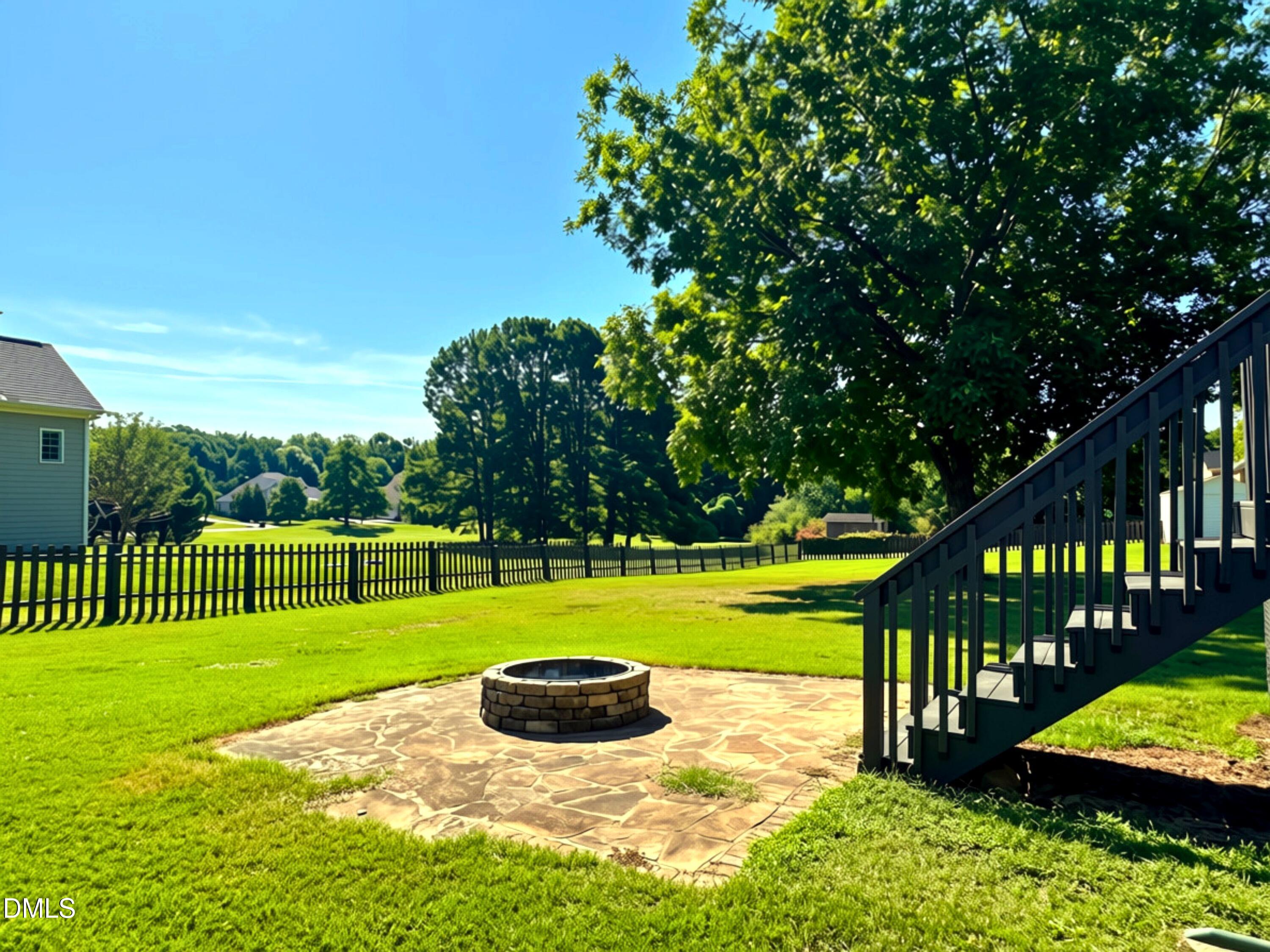 3100 Donlin Drive Wake Forest, NC 27587 - Photo 52 of 67 Firepit Rear Yard