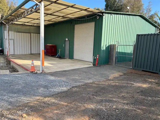 a backyard of a house