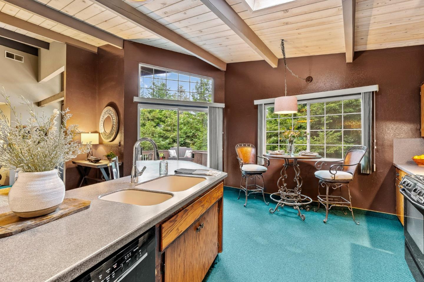 231 Aptos School Road Aptos, CA 95003 - Photo 12 of 49 a dining room with furniture and a window