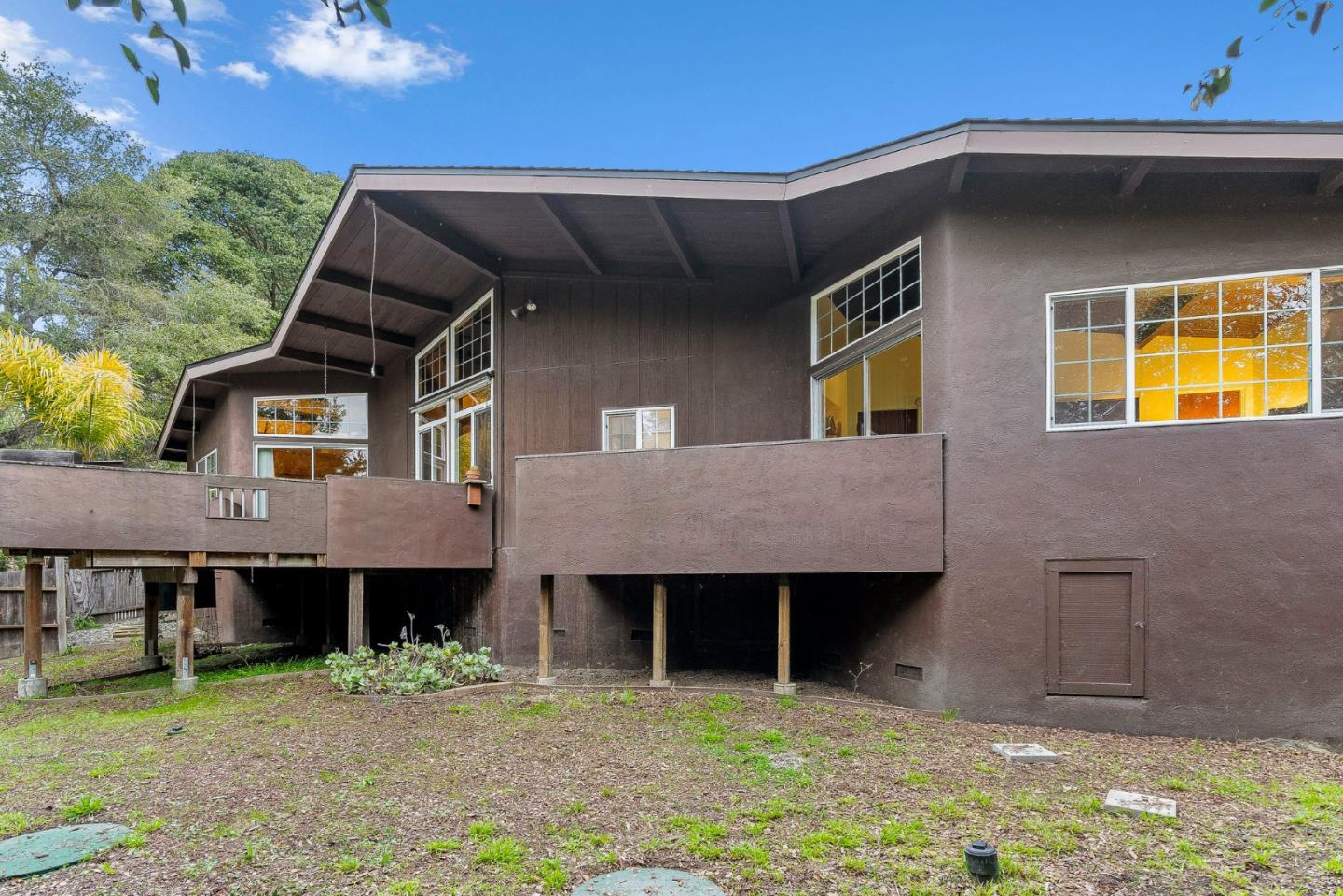 231 Aptos School Road Aptos, CA 95003 - Photo 34 of 49 a front view of a house with a yard