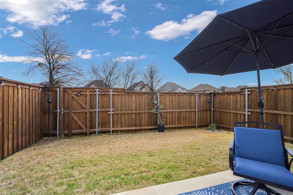 1311 Union Road Celina, TX 75009 - Photo 31 of 38 a view of backyard with potted plants