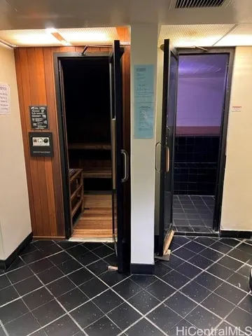 a view of an entryway door