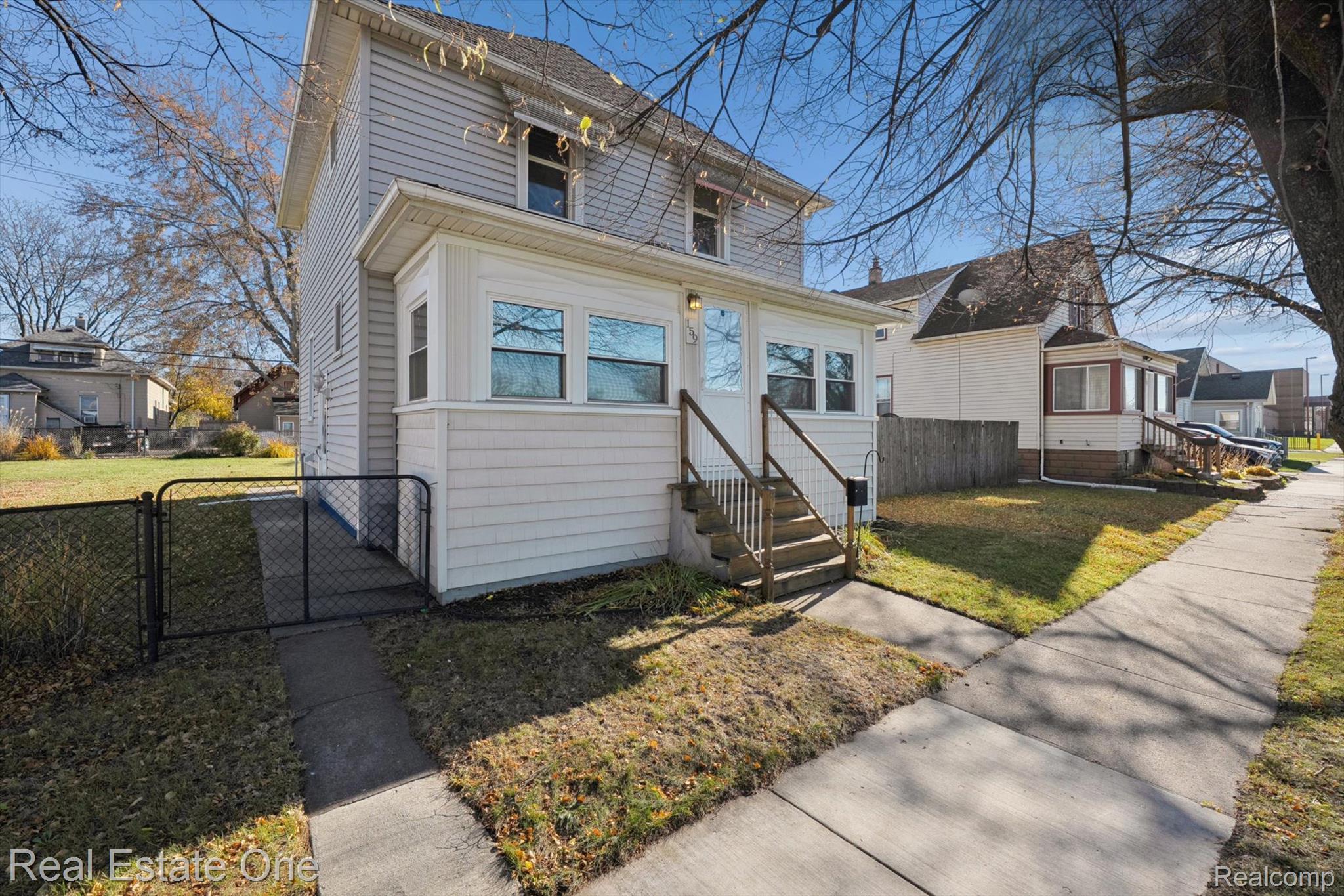 159 Dwight Street River Rouge, MI 48218 - Photo 2 of 48 View of front of house featuring a gate and entry steps