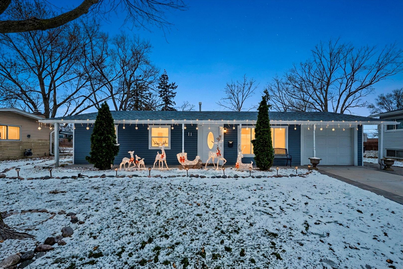 11 Greenfield Road Montgomery, IL 60538 - Photo 22 of 22 a front view of a house with garden