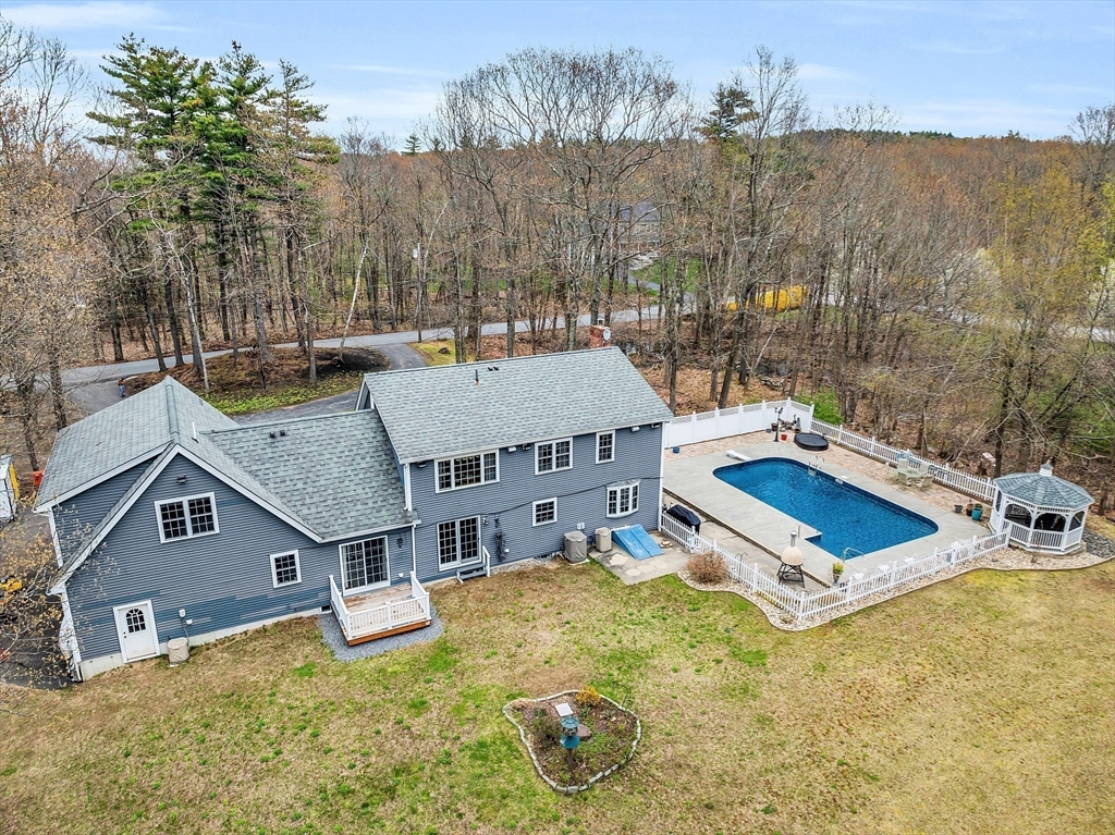 23 Harrington Road Westminster, MA 01473 - Photo 37 of 42 aerial view of a house with swimming pool and porch