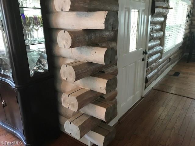 2021 Mountain View Road King, NC 27021 - Photo 19 of 29 Close up of interior log corner ....unique feature!