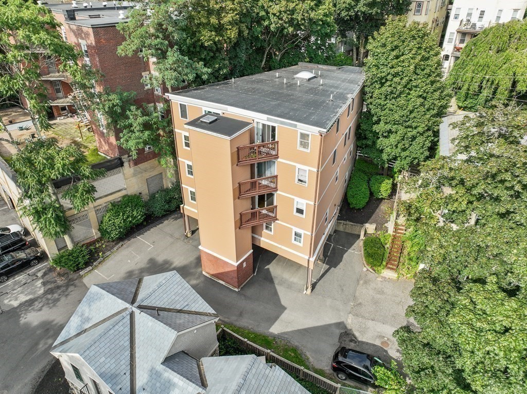 306 Tappan Street, Unit B Brookline, MA 02445 - Photo 32 of 35 an aerial view of residential house with outdoor space