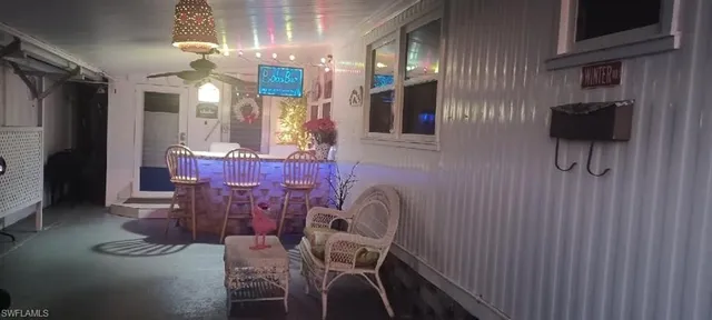 a view of dinning room with furniture