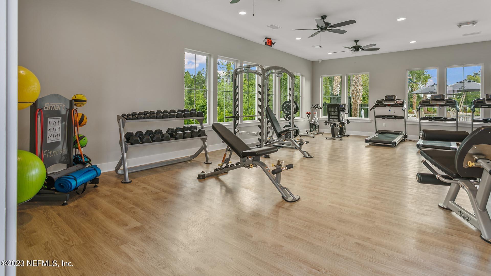 21 Java Lane St. Augustine, FL 32092 - Photo 36 of 41 a view of a room with gym equipment