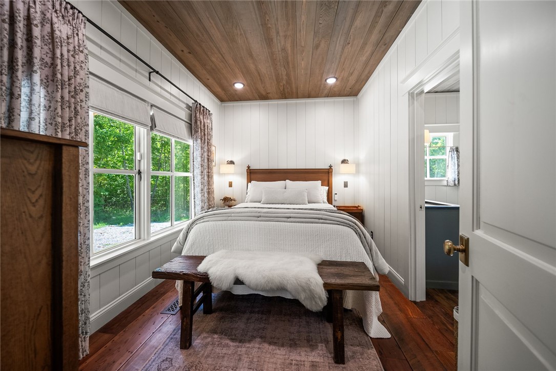 425 Barnhardt Road Timbo, AR 72680 - Photo 34 of 60 Wood-paneled ceiling with recessed lighting