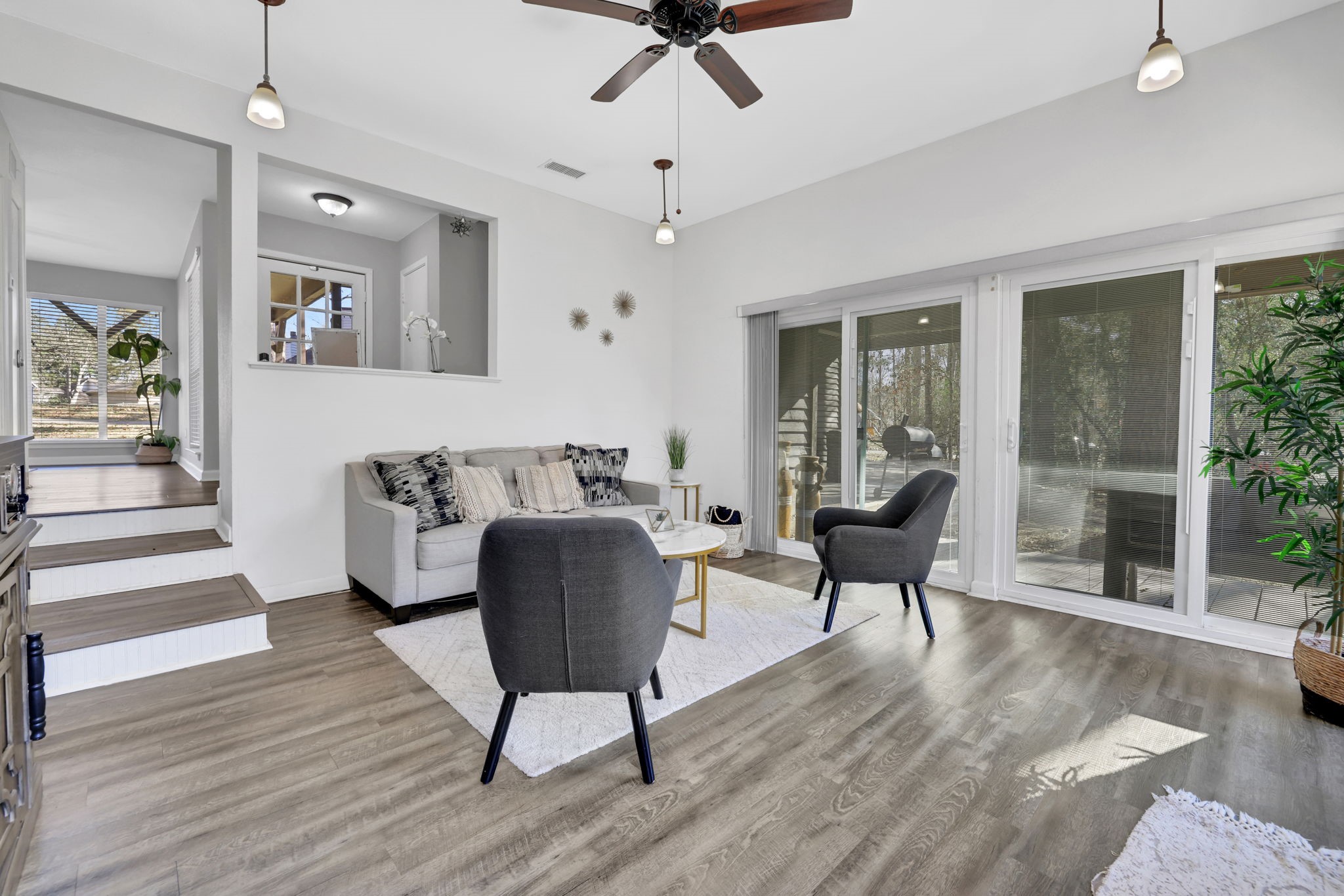 10 Drift Wood Lane Coldspring, TX 77331 - Photo 1 of 34 a living room with furniture and a wooden floor