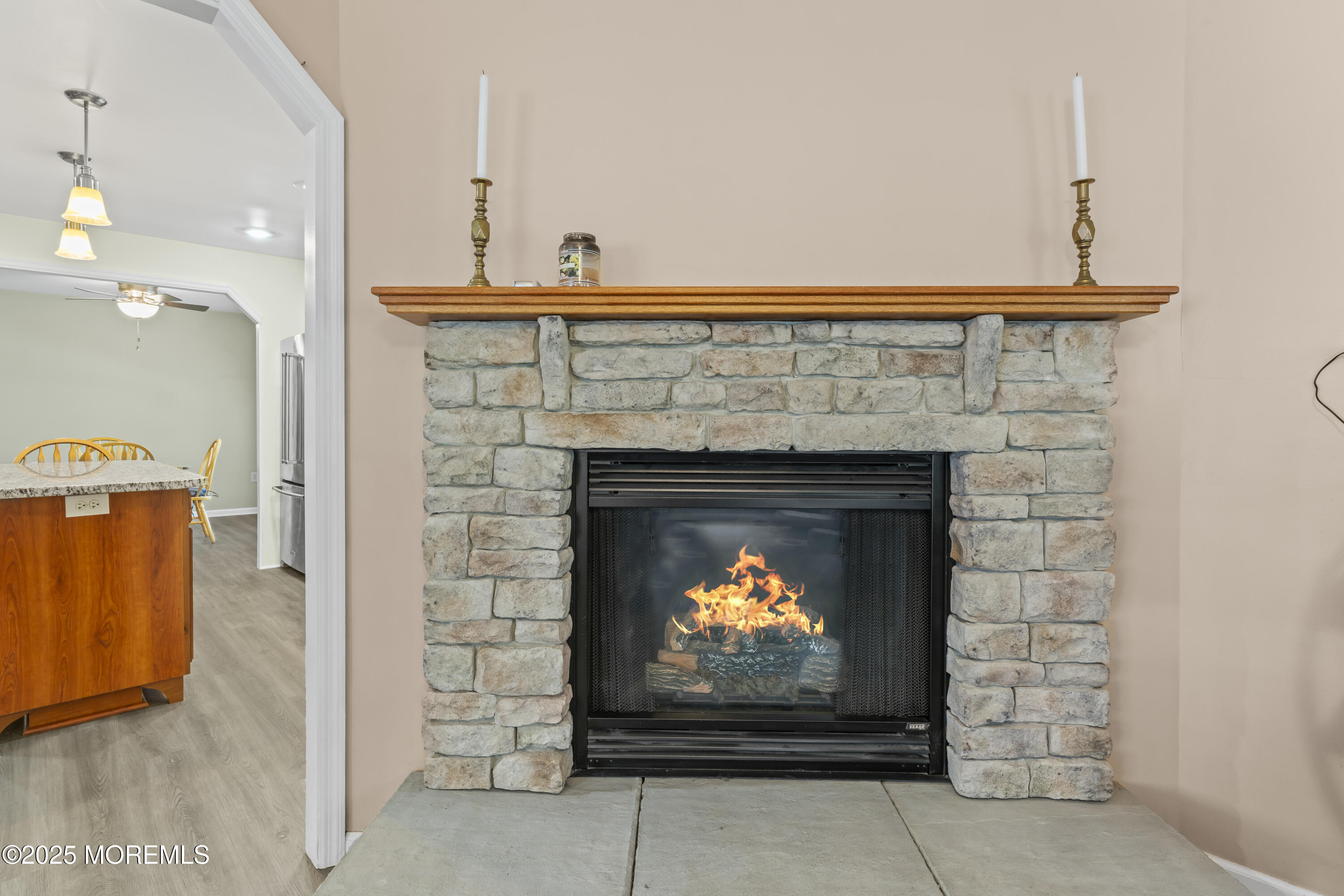 75 Village Road Morganville, NJ 07751 - Photo 6 of 27 a close view of a fireplace