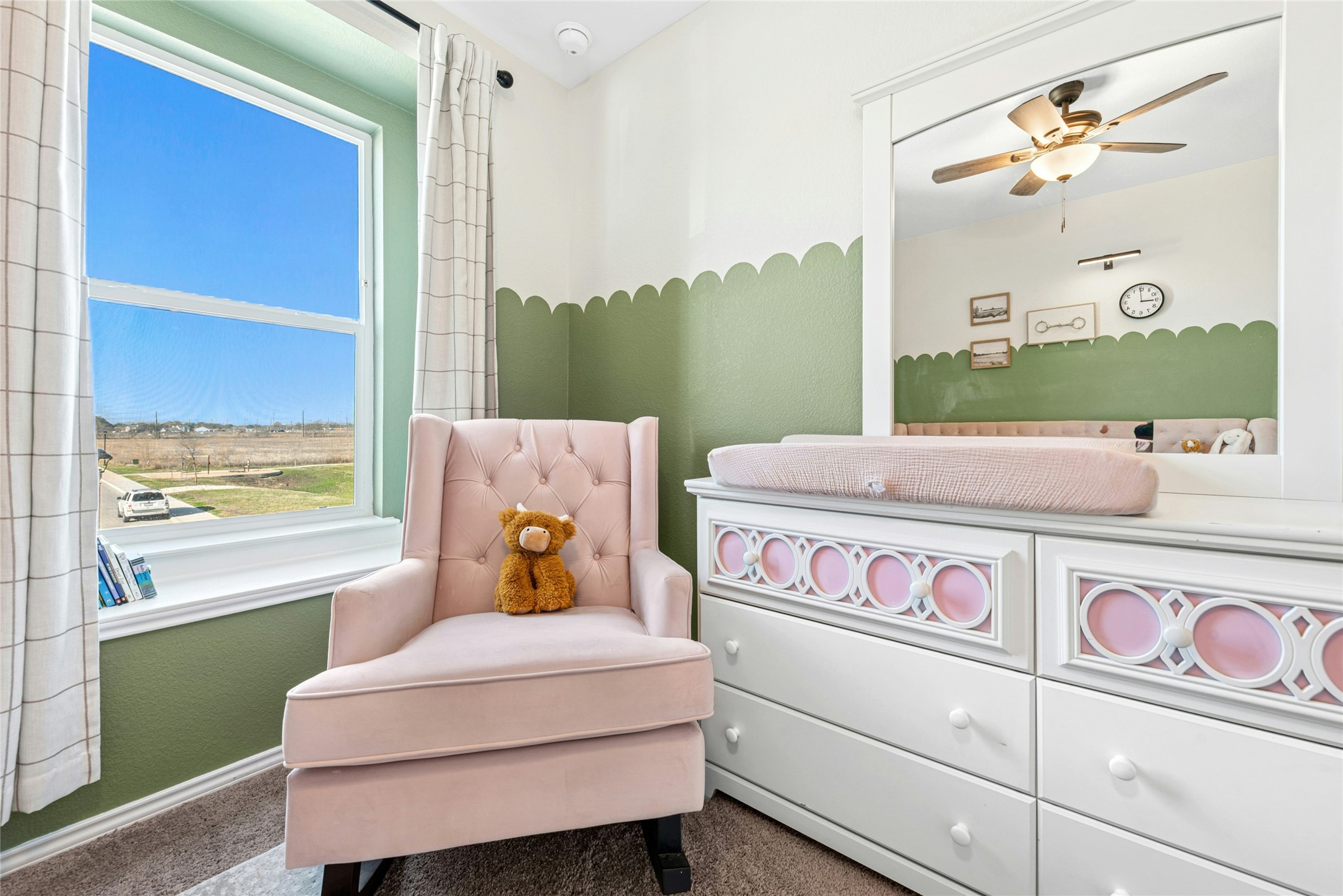 2001 Saskatoon Street Georgetown, TX 78626 - Photo 30 of 40 Sitting room with a ceiling fan and carpet