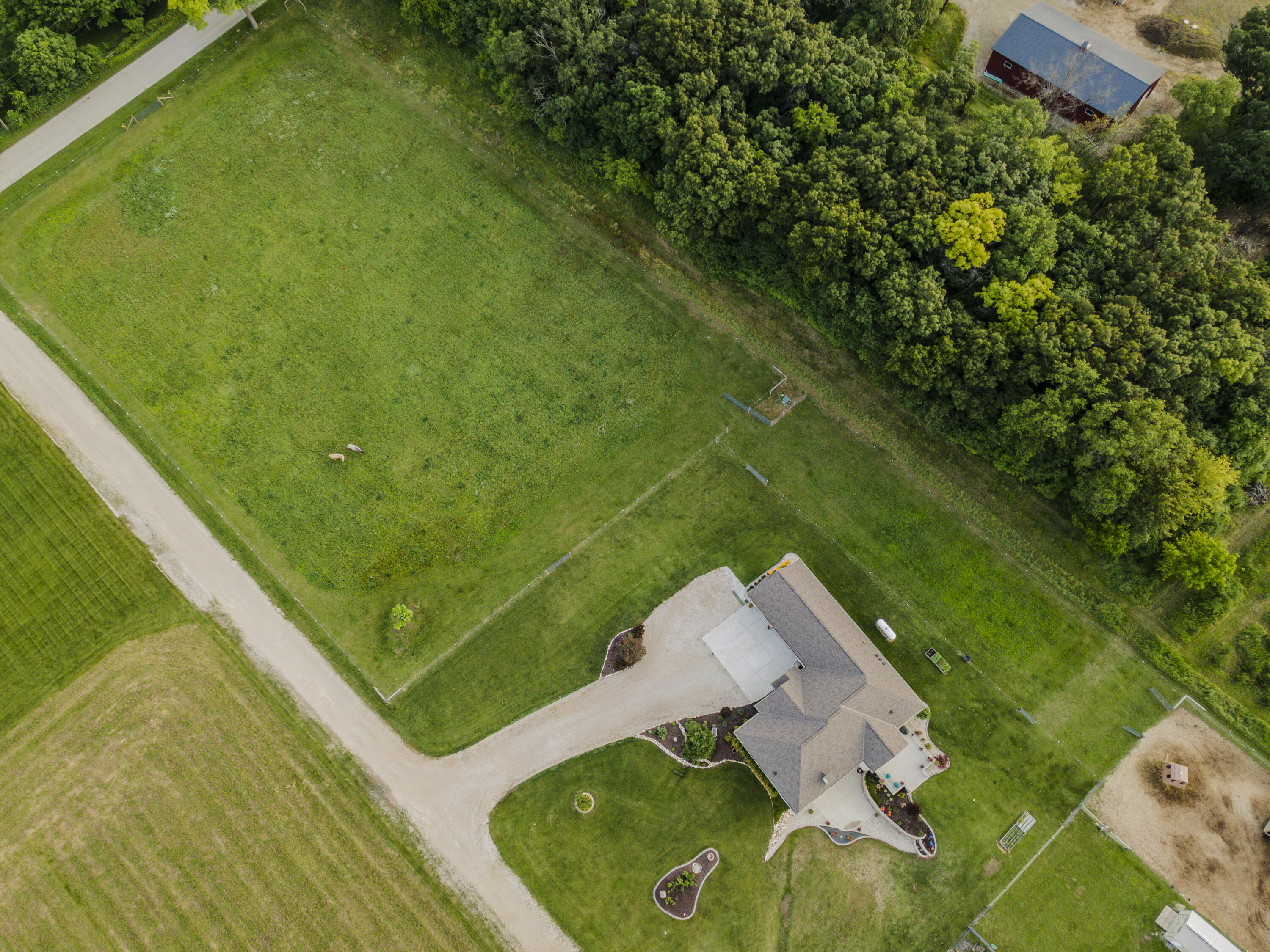 S75W35724 Wilton Road Eagle, WI 53119 - Photo 33 of 42 Aerial view.
