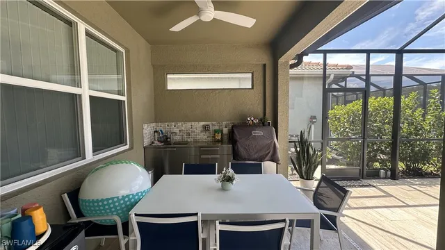 a view of balcony and deck