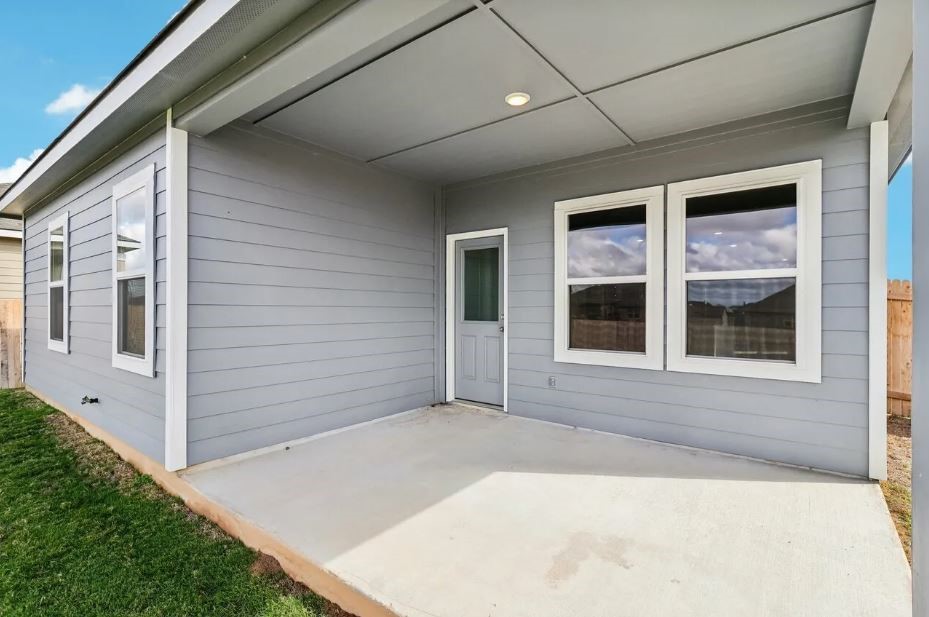 12805 Least Bittern Way Buda, TX 78610 - Photo 22 of 26 Rear Covered Patio - Representative Photo