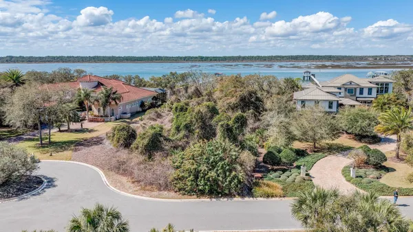 an aerial view of house with outdoor space