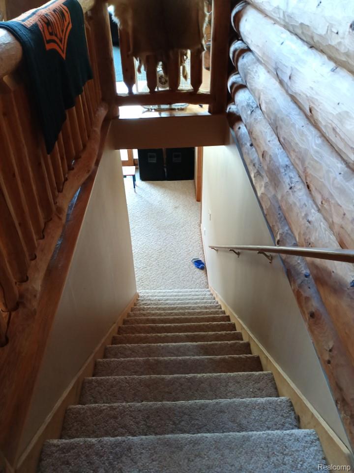 10374 Wilson Road Otisville, MI 48463 - Photo 66 of 99 Staircase with carpet