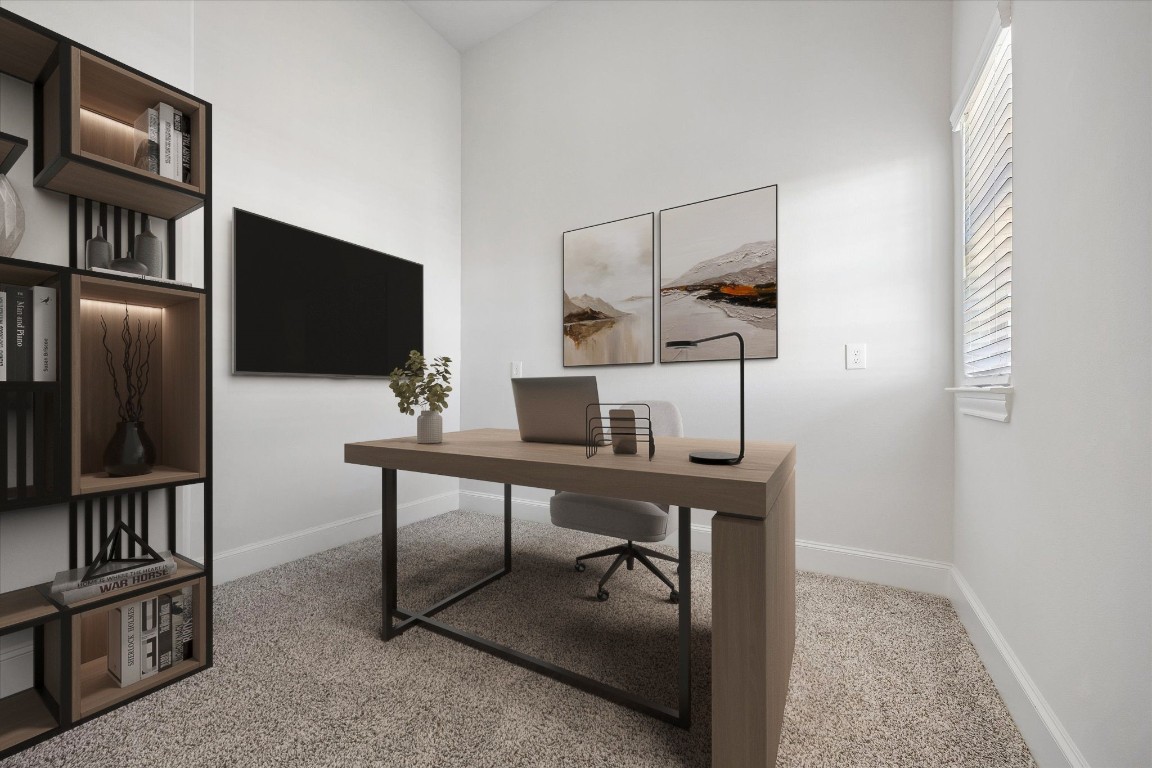 9663 Kings Cross Station Houston, TX 77045 - Photo 14 of 30 a view of a workspace with furniture