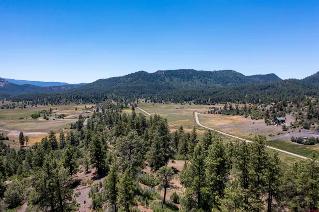 a view of lake with mountain