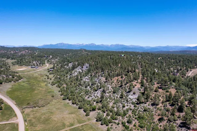 a view of city and mountain