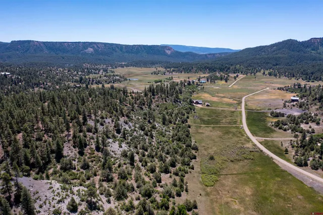 a view of lake and mountain