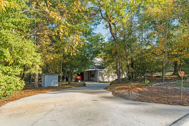 a view of outdoor space with seating