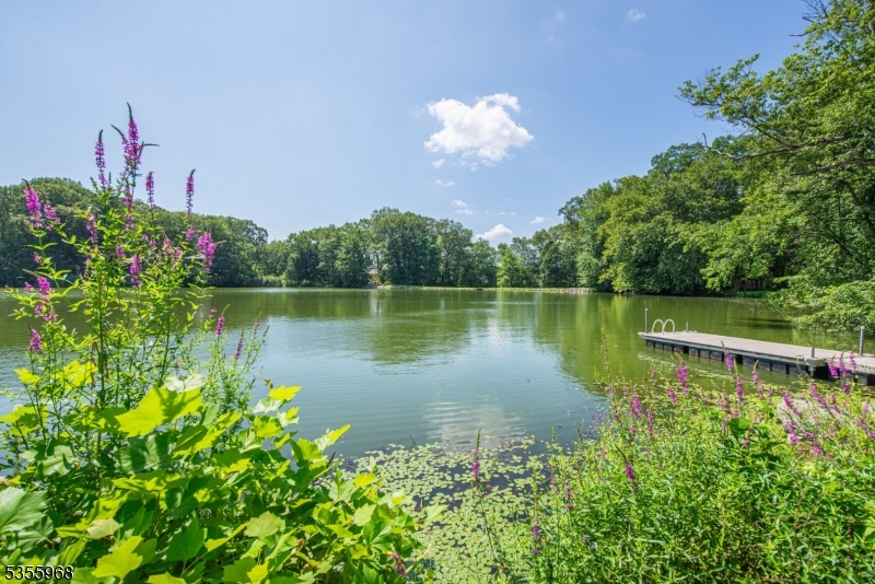 34 West Shore Road Mountain Lakes, NJ 07046 - Photo 37 of 43 a view of a lake with a house in the background